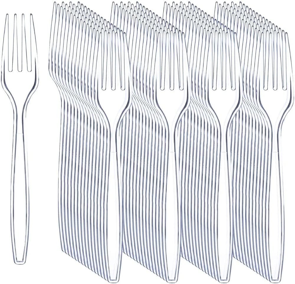Plastic Fork Transparent HD 1X50S(Fedex)