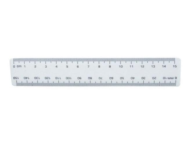 Plastic Ruler 15cm - Pcs (ENGIE)