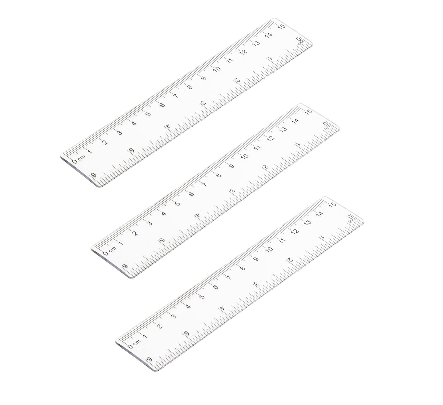 Plastic Ruler 15cm - Pcs ( DUSIT THANI)