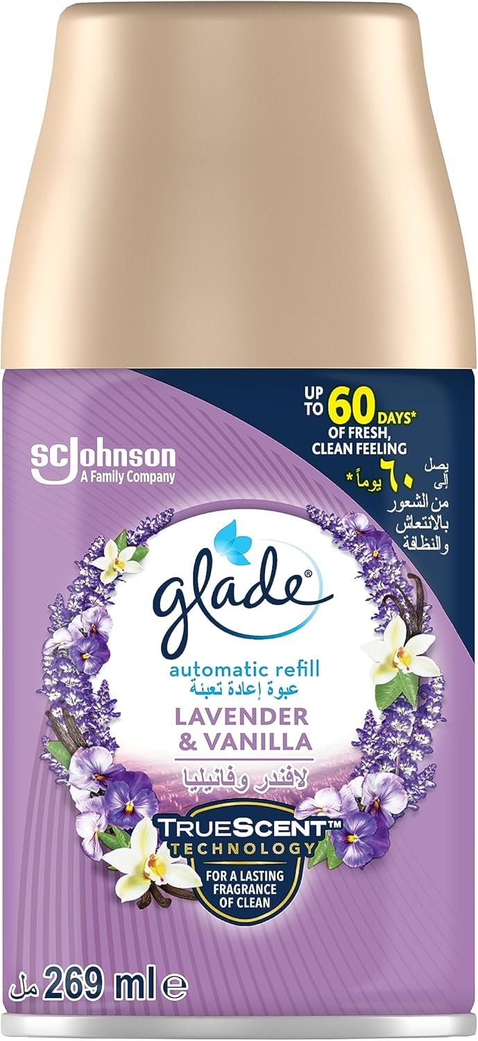 AUTO SPRAY RIFILL GLADE LAVENDER & VANILLA 269 ML - PCS (ENGIE)