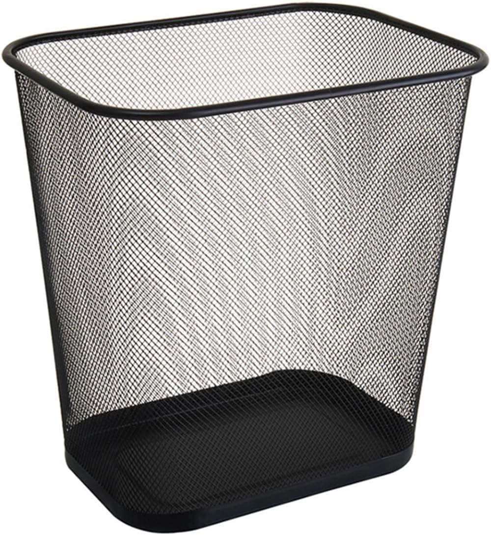 Wire Mesh Dust Bin Black - Pcs (SRG)
