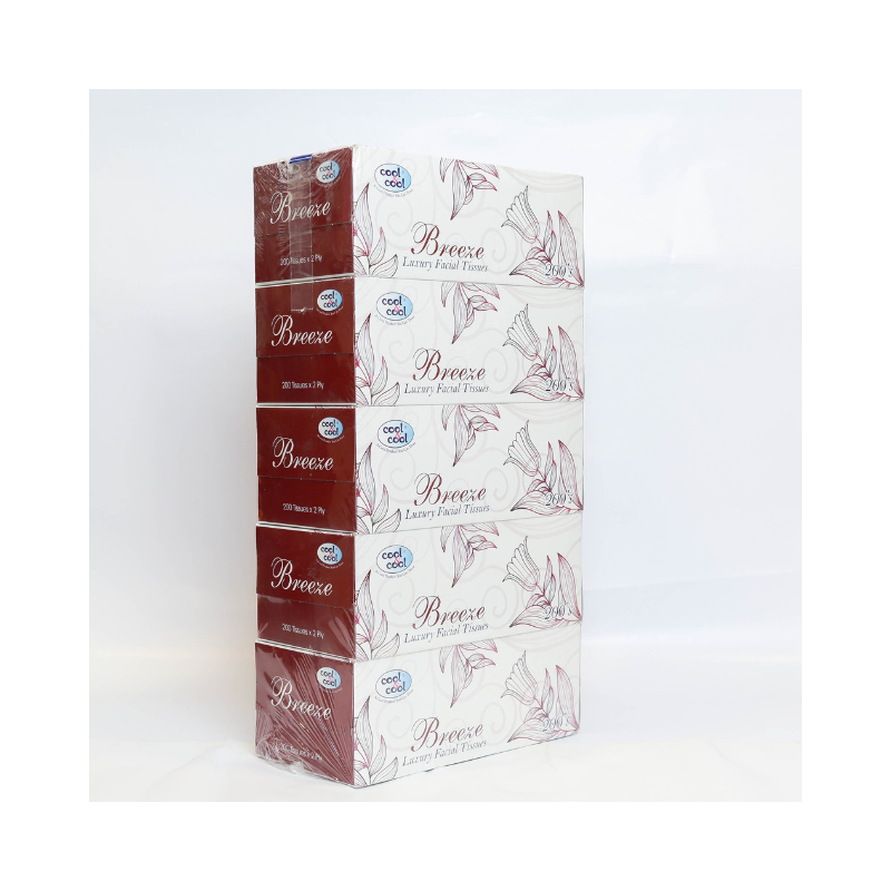 FACIAL TISSUE BREEZE / 2 PLY / 200 SHEET - PCS (Quotation)