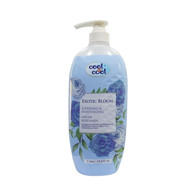 COOL & COOL SOFTENING & MOISTURIZING BODY WASH 1 LTR (PKT)
