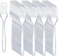 Plastic Fork Transparent HD 20X50S (Fedex)