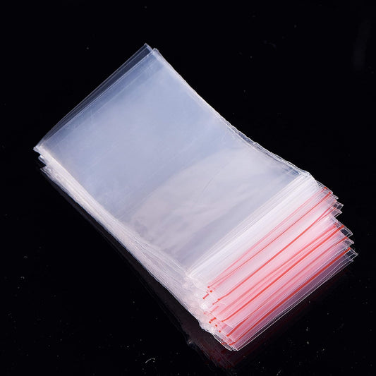 ZIP LOCK BAG CLEAR 3" x 4" 100 PCS - PKT (AL FURQAN)