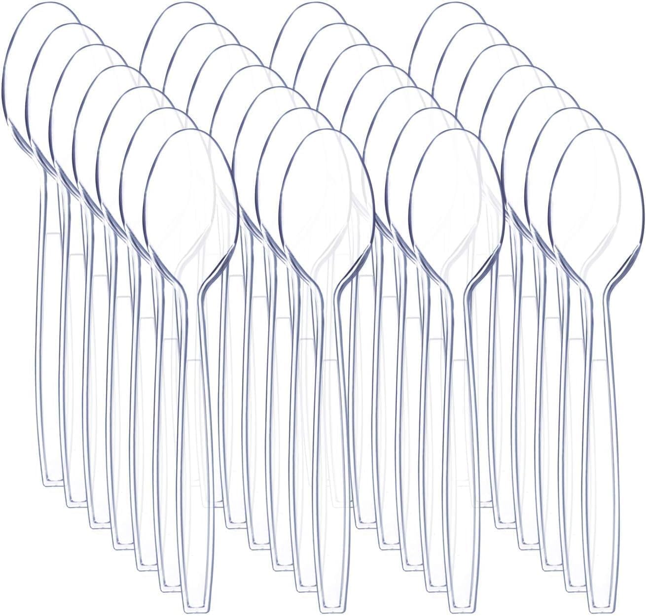 Plastic Spoon Transparent HD 20X50S (Fedex)