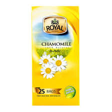 TEA BAGS ROYAL CHAMOMILE 25 BAGS - PKT ( EMIRATES DEV BANK)