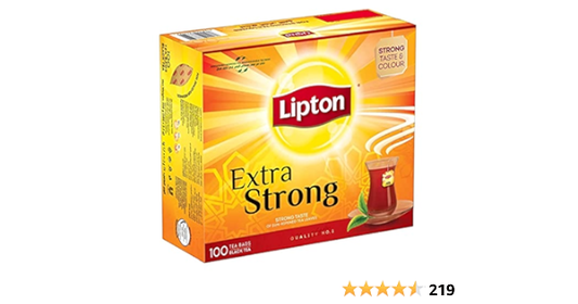 TEA BAGS LIPTON EXTRA STRONG 100 BAGS - PKT (ENGIE)