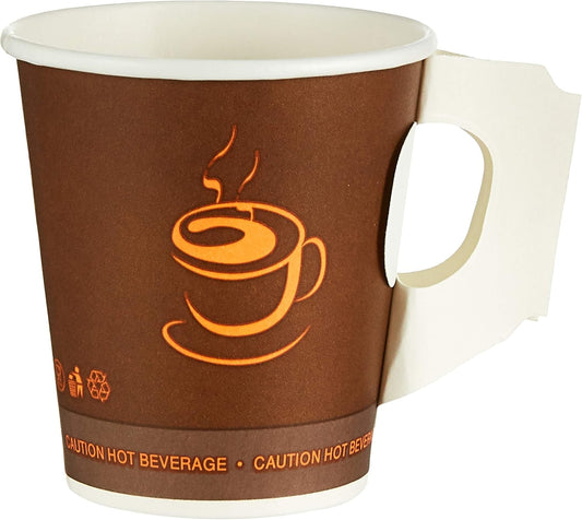 PAPER CUP WITH HANDLE 7 OZ 50 PC -  PKT (ENGIE)