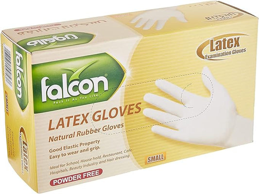 LATEX GLOVES POWDER FREE MEDIUM 100 PCS - PKT (EMIRATES DEV BANK)