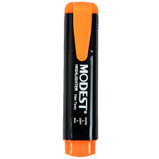 Highlighter Modest Orange - Pcs ( DUSIT THANI)