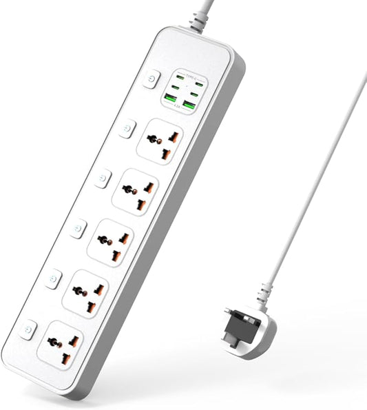 Extension Wire 4 Way 3m with 2 USB Slot (ENGIE)