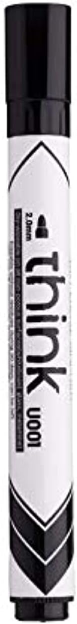 Deli White Board Marker Fine Tip Black 12 Pcs - Pkt (AL FURQAN)