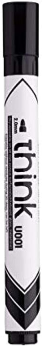 Deli White Board Marker Fine Tip Black 12 Pcs - Pkt (AL FURQAN)