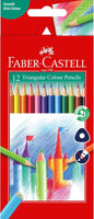 Color Pencil Faber Castell 12 Color - Pkt (AL-QARAYEN)