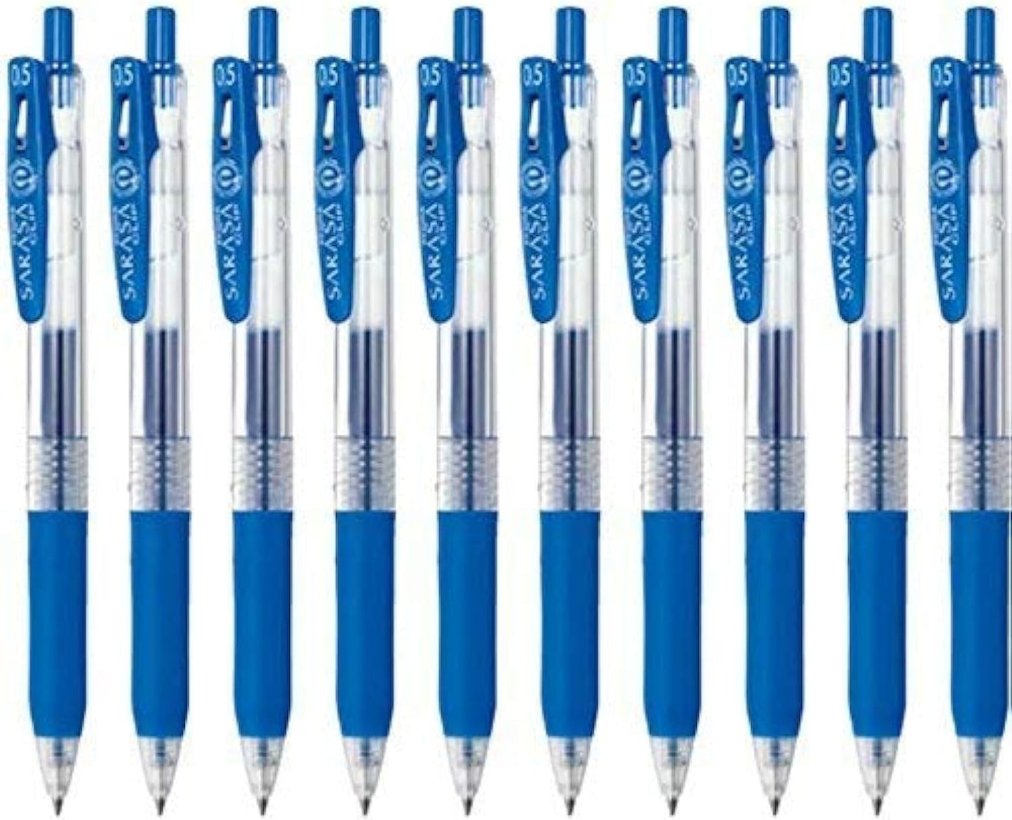 Zebra sarasa Clip Pen 0.5mm  Blue 10 Pcs - Pkt (DUSIT THANI)