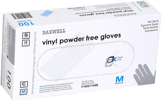 VINYL GLOVES MEDIUM 100 PCS - PKT (DSV SOLUTIONS)