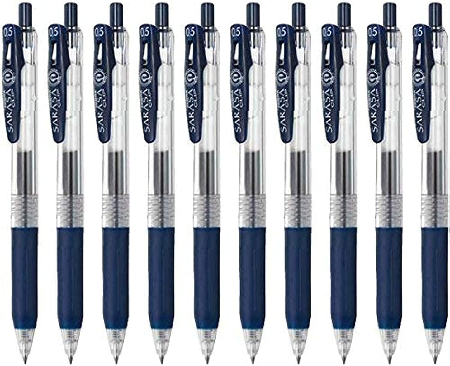 Zebra sarasa Clip Pen 0.5mm Black 10 Pcs - Pkt (DUSIT THANI)