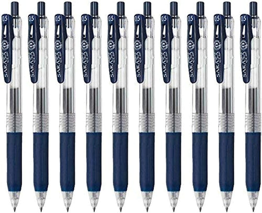 Zebra sarasa Clip Pen 0.5mm Black 10 Pcs - Pkt (DUSIT THANI)