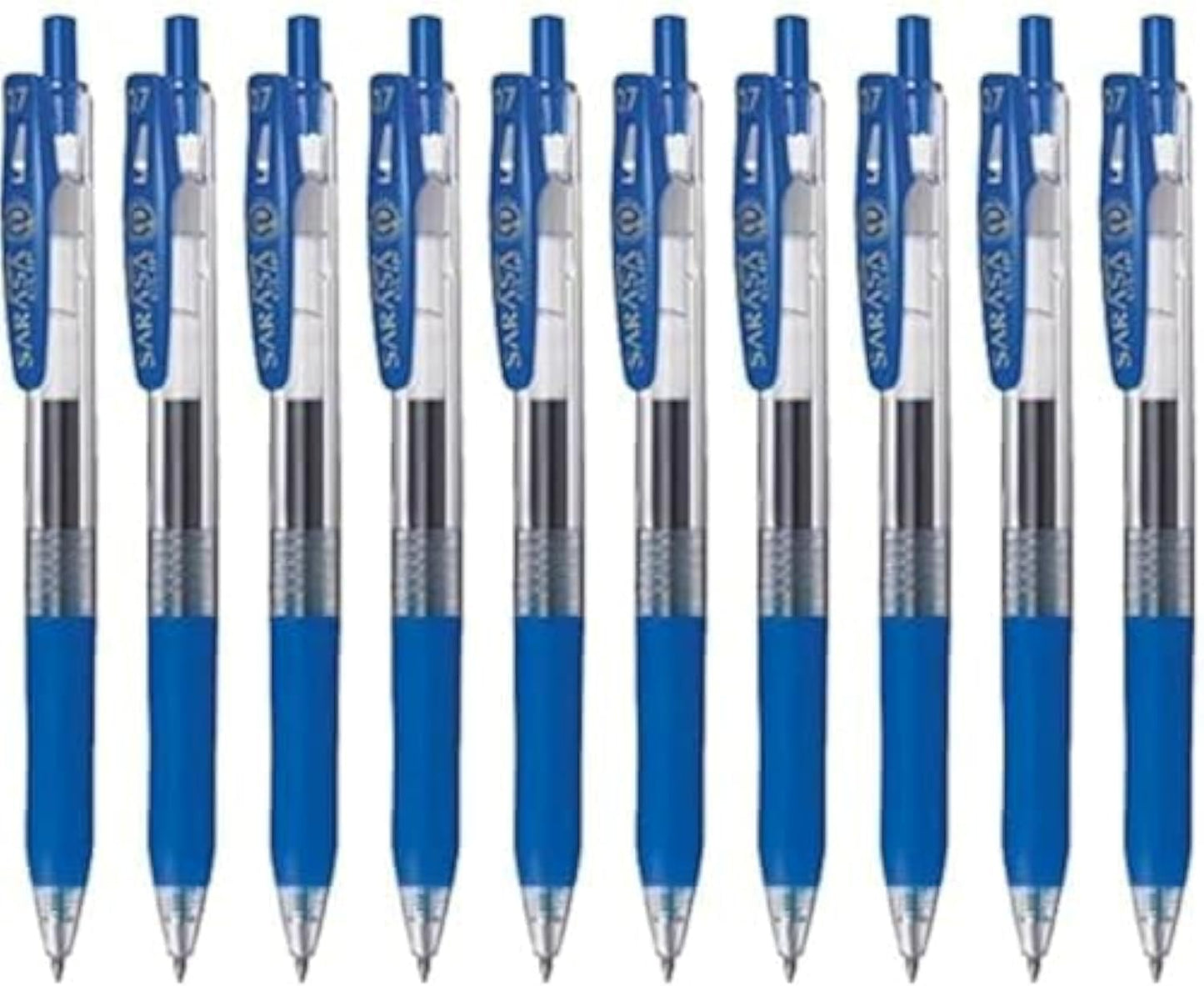 Zebra sarasa Clip Pen 0.7mm Blue 10 Pcs - Pkt (DUSIT THANI)