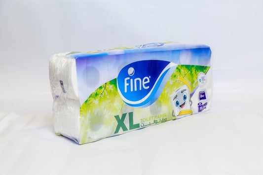 TOILET ROLL FINE 350 SHEETS 10 ROLLS - PKT (ARABIAN IND GAS)