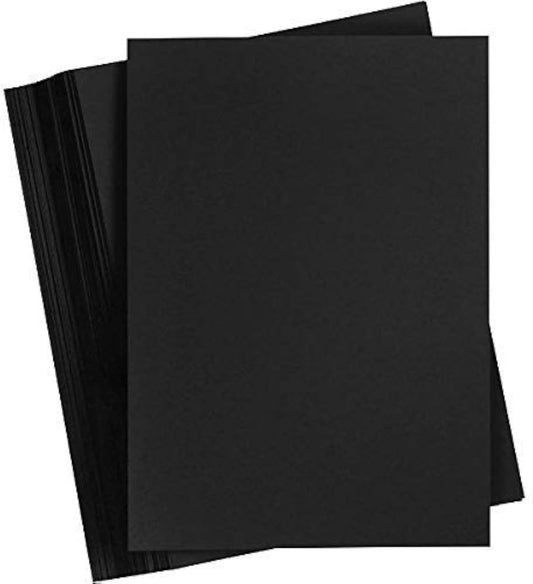 Color Copy Paper A4 Size 80Gsm Black 100 Sheet - Pkt (AL FURQAN)