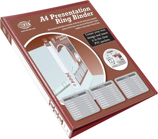 Presentation Ring Binder FIS A4 25mm 2 Ring (CORE REAL)