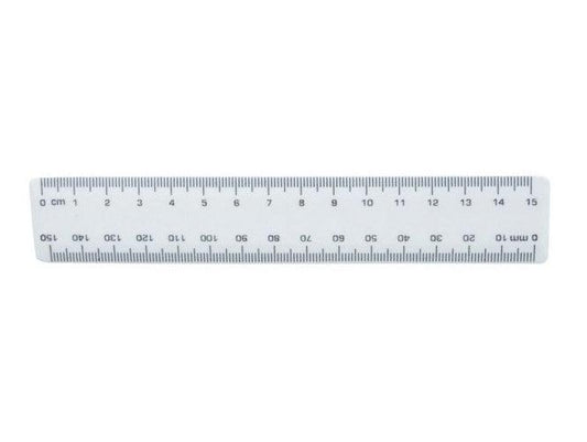 Plastic Ruler 15cm - Pcs (ENGIE)