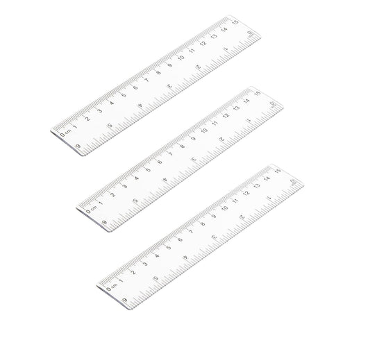 Plastic Ruler 15cm - Pcs ( DUSIT THANI)