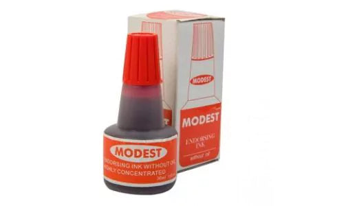 Modest Stamp Pad Ink Red  - Pcs