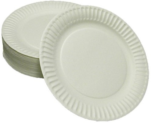 PAPER PLATE 9 INCH 100 PC - PKT (ARABIAN IND GAS)