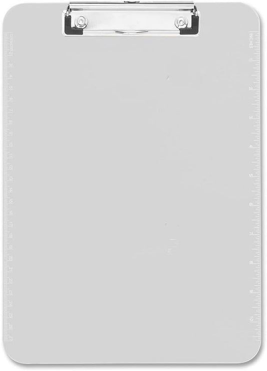 Acrylic Clip Board With Metal Clip A4 Grey ( DUSIT THANI)