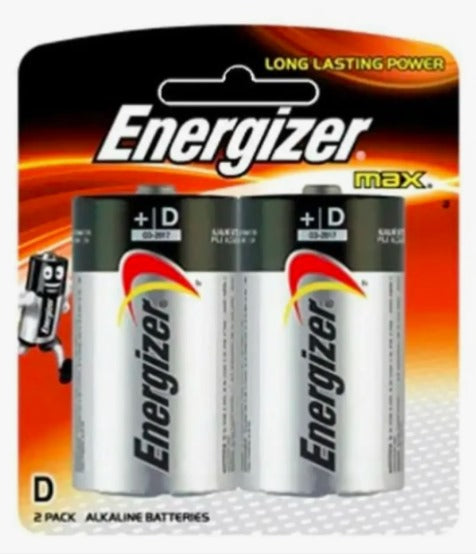 ENERGIZER BATTERIES D TYPE 2PC - PKT (ETIHAD CREDIT BUREAU)