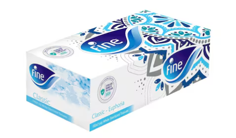 FACIAL TISSUE FINE  / 2 PLY / 150 SHEET - PCS (FAB)