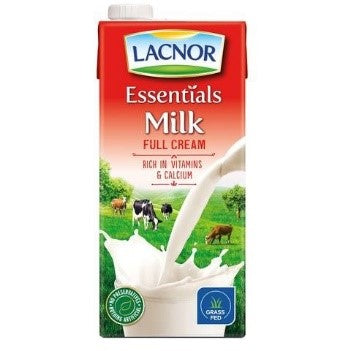 LONGLIFE MILK LACNOR FULL FAT 1 LITER - PCS