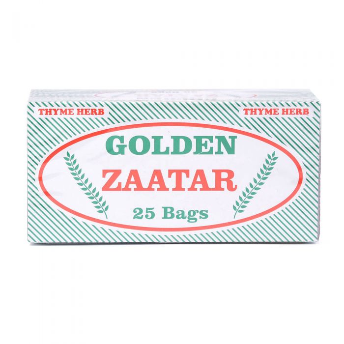 TEA BAGS SAFA GOLDEN ZATAAR THYME / 25 BAGS  - PKT (EMIRATES DEV BANK)