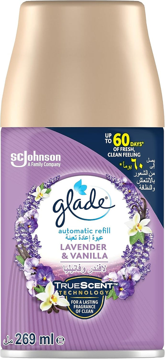 AUTO SPRAY RIFILL GLADE  LAVENDER & VANILLA 269 ML - PCS (ENGIE)