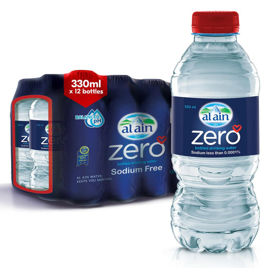 WATER AL AIN ZERO 330 ML 24 PCS - CTN (MASOOD)
