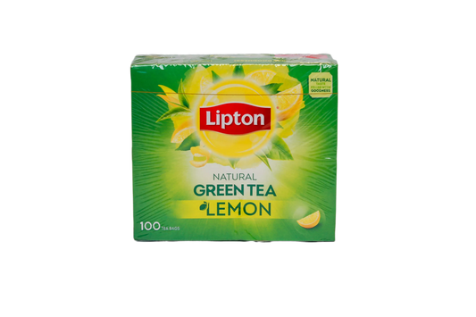 TEA BAGS LIPTON GREEN LEMON 100 BAGS  - PKT (DSV SOLUTIONS FZE)