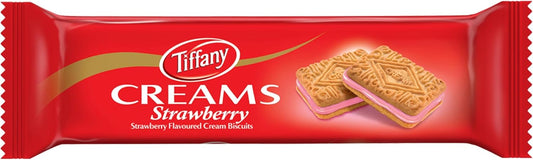 TIFFANY CREAM BISCUITS STRAWBERRY 90 GM - PKT