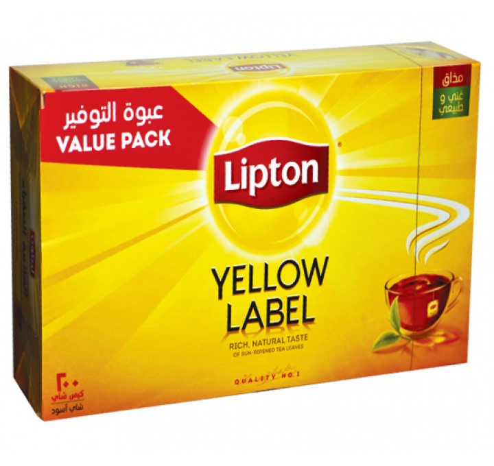 TEA BAGS LIPTON 200 BAGS - PKT (ETIHAD CREDIT BUREAU)