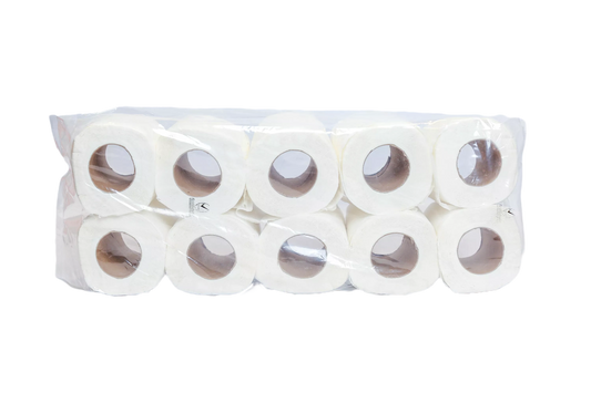 Toilet Roll 10x10s (3), 100 sheets per roll, 100 roll per ctn (Fedex)