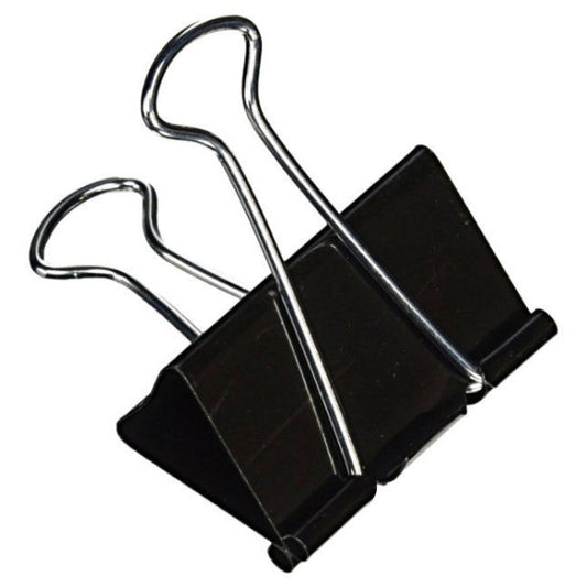 Binder clip 3/4" 19mm 12 Pcs - Pkt (DUSIT THANI)