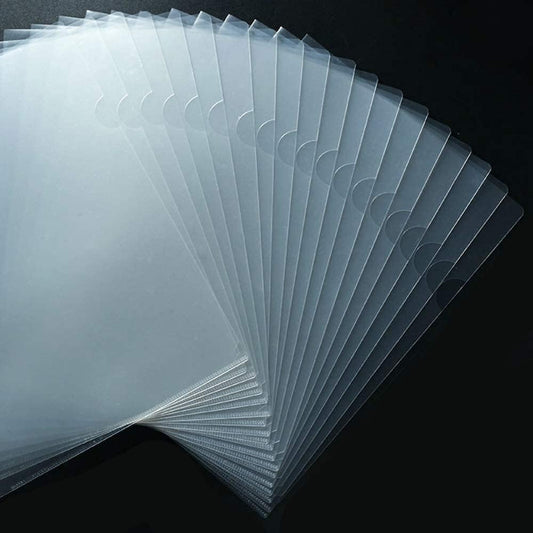 Modest Plastic L Shape Folders - Pcs (CORE REAL)