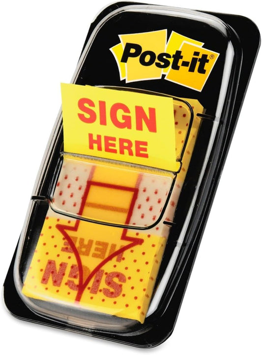 Post It Sign Here Pad 3M 680-9 - Pcs ( DUSIT THANI)