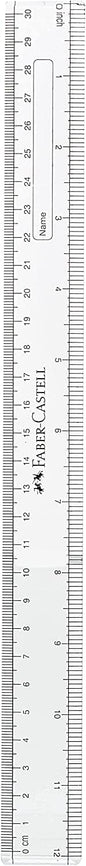 Plastic Ruler 30cm - Pcs (DATA VOLT)