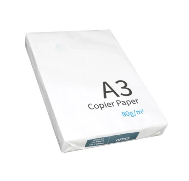 A3 Copy Paper 80 Gsm 500 Sheet - Ream ( DUSIT THANI)