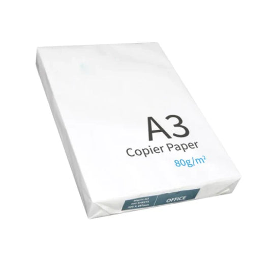 A3 Copy Paper 80 Gsm 500 Sheet - Ream ( DUSIT THANI)