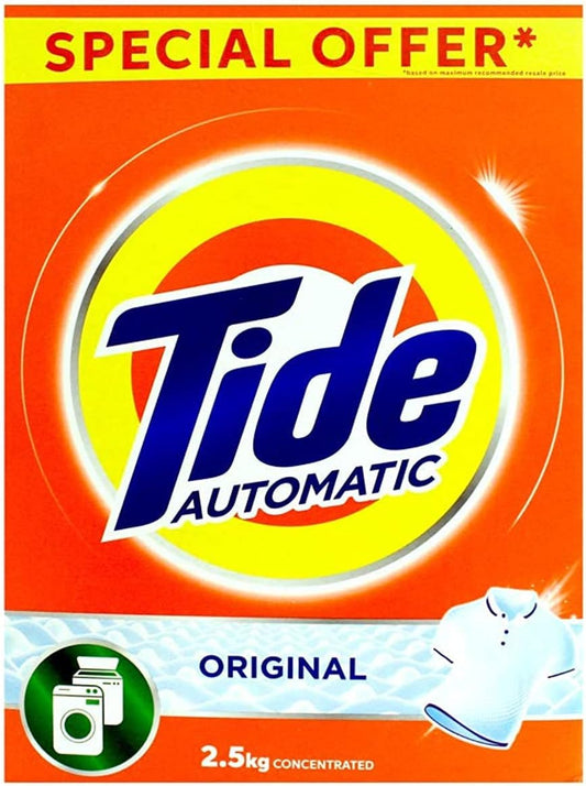 DETERGENT POWDER TIDE GREEN 2.5 KG (DROPLETS)