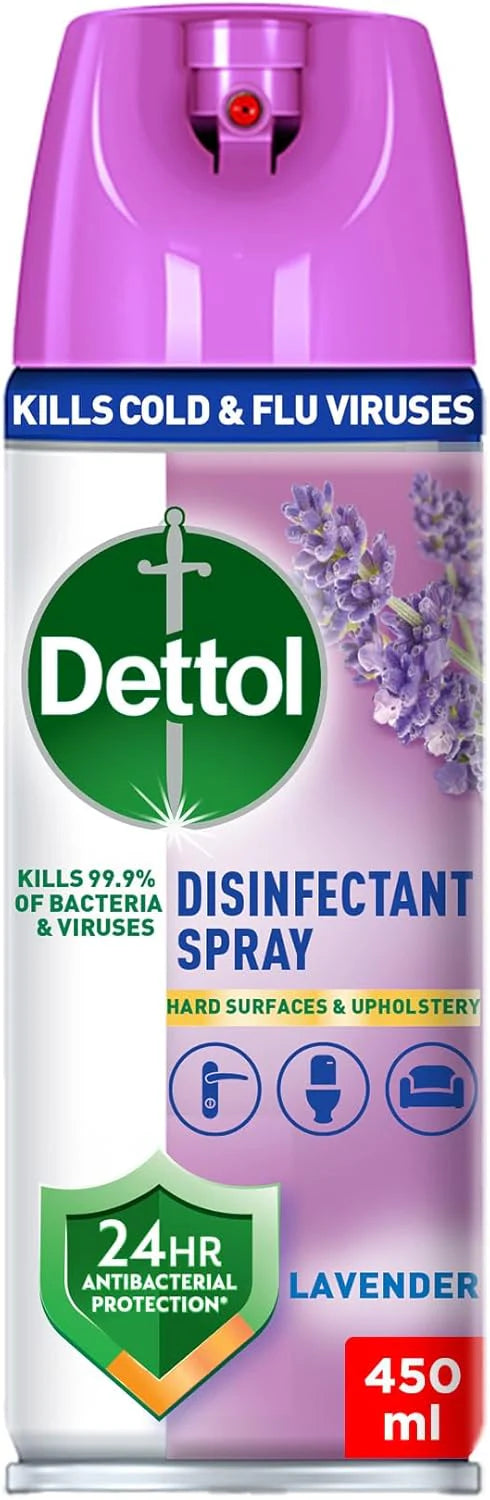 SURFACE SPRAY DETTOL LAVENDER 450 ML - PCS (DROPLETS)